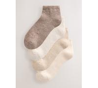 Next Neppy Cushion Sole Trainers Socks 4 Pack one Naturale