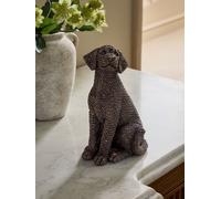 Next Ornamento con trama intrecciata Labrador one Bronzo