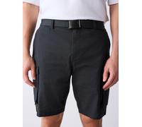 Next Pantaloncini cargo in ripstop con cintura 42r Nero