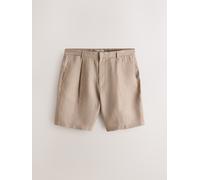 Next Pantaloncini chino da 7 pollice in lino 100% 44r Naturale