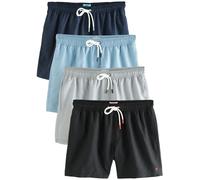 Next Pantaloncini da bagno 'Essential' marino / blu chiaro / grigio / nero Uomo Next Sxregular