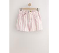 Next Pantaloncini di Denim a vita alta e linea ad A 44petite rosa