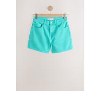 Next Pantaloncini di jeans a vita media con spacco grafico sull'orlo 44 blu