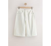 next Pantaloncini di jeans al ginocchio 38tall Bianco