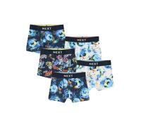 NEXT Ragazzo Confezione da 5 Boxer Aderenti Fantasia Blue Football Print 11 Anni-12 Anni
