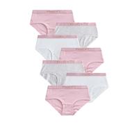 NEXT Ragazza Confezione da 7 Slip a Vita Bassa Pink/Grey 9 Anni-10 Anni