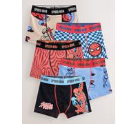 Next Pantaloncini intimi 'Spiderman' beige / blu chiaro / rosso / nero Bambini Next 140