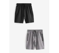 Next Pantaloncini sportivi leggeri 2 confezione (3-17anni) 140146cm Nero