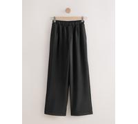 Next Pantaloni a gamba larga in Blend modal jersey super morbido e attillato 38 Nero