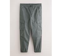 Next Pantaloni cargo stretch in cotone 32l verde