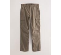 Next Pantaloni cargo stretch in cotone 38s Marrone
