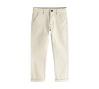 NEXT Pantaloni Chino Elasticizzati - vestibilità Regular Neutro Ecrù 12 Anni