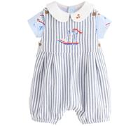 Next Pantaloni con pettorina 'Cath Kidston' blu / marino / blu chiaro / rosso scuro Bambini Next 68