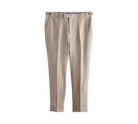 Next Pantaloni con piega frontale pietra Uomo - Abbigliamento - Occasioni - Matrimonio - Per gli invitati al matrimonio - Pantaloni - Pantaloni da completo Next 32