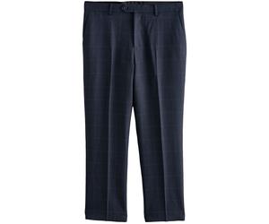 Next Pantaloni con piega frontale 'Prince Of Wales' navy Uomo Next 50xshort