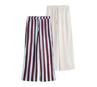 Next Pantaloni écru / blu pastello / ciclamino Donna Next 38xregular