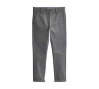 NEXT Ragazzo Pantaloni Chino Elasticizzati - vestibilità Skinny Grigio Antracite 7 Anni