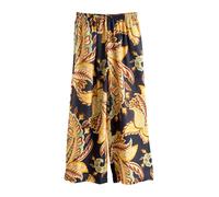 Next Pantaloni marrone / giallo chiaro / verde pastello / nero Donna Next 44