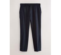 Next Pantaloni Signature 100% Lana Con Motion Flex Waistband 32xl blu