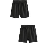 NEXT Ragazzo Confezione da 2 Paia di Shorts Sportivi Nero 10 Anni
