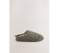 Next Pantofole a sabot in velluto a coste uk12eu47 Grigio