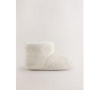 Next Pantofole a stivaletto in pelliccia sintetica eu39 crema