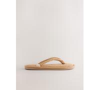 Next Pantofole infradito con punta intrecciata small Marrone