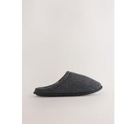 Next Pantofole sabot a quadri uk7eu41 Nero