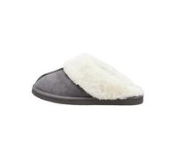 NEXT Pantofole scamosciate con interno in pelliccia sintetica Grigio XL
