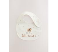 Next Pettorina 'I Love My Mummy/Daddy' beige / marrone / nero / offwhite, Taglia One Size