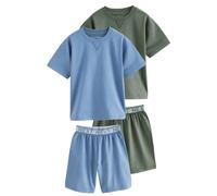 Next Pigiama blu cielo / verde scuro / bianco Bambini Next 152