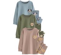 Next Pigiama blu colomba / marrone chiaro / verde / cipria Bambini Next 128