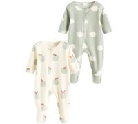 Next Pigiama cognac / verde chiaro / bianco Bambini Next 92