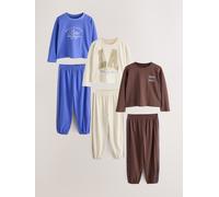 Next Pigiama con pantaloni da jogging 3 Confezione (3-16 anni) 158164cm blu