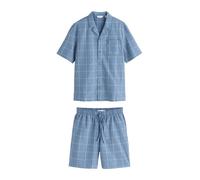 Next Pigiama corto blu colomba / bianco Uomo - Abbigliamento - Taglie comode - Intimo Next L