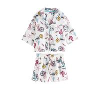 Next Pigiama crema / blu ciano / giallo / nero Donna Next 5XL