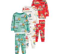 Next Pigiama crema / verde chiaro / albicocca / mirtillo Bambini - Bimbo - Bambino (taglie 92-140) - Abbigliamento - Intimo - Pigiami Next 116