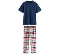 Next Pigiama lungo beige / navy / granatina / offwhite Uomo Next Sxregular