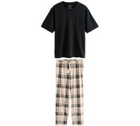 Next Pigiama lungo beige / navy / marrone / nero Uomo - Abbigliamento - Taglie comode - Intimo Next XL