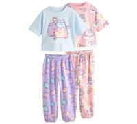 Next Pigiama 'Pusheen' blu chiaro / lilla / rosa chiaro / offwhite Bambini Next 122 blu chiaro / lilla / rosa chiaro / offwhite
