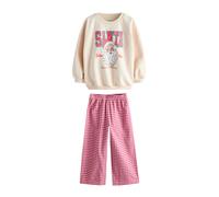Next Pigiama 'Santa' beige chiaro / rosa scuro / rosso / bianco Bambini Next 168