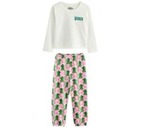 Next Pigiama 'Wicked' verde / rosa chiaro / bianco Bambini Next 110