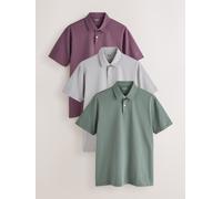 Next Polo a maniche corte in jersey Motionflex 3 Confezione small verde