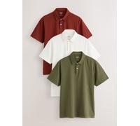 Next Polo a maniche corte in jersey Motionflex 3 Confezione small verde