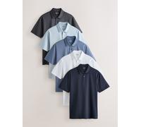 Next Polo a maniche corte in jersey Motionflex 5 Confezione xlarge blu