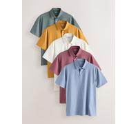 Next Polo a maniche corte in jersey Motionflex 5 Confezione xxxxlarge blu
