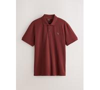 Next Polo in piqué ricamata small rosso