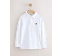 Next Polo Manica lunga (3-16 anni) 140146cm Bianco