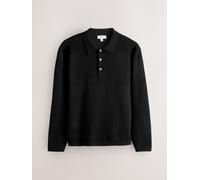 Next Polo N. Premium Ultrasoft Smart Knitted con lana xlarge Nero