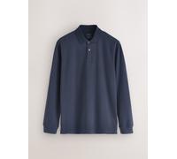 Next Polo Pique a manica lunga xxxxlarge blu